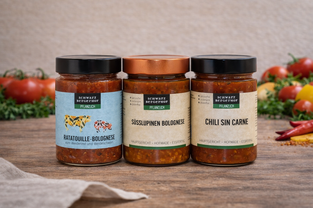 3er Hauptspeisen Probierpaket – Vegan & Hofküche