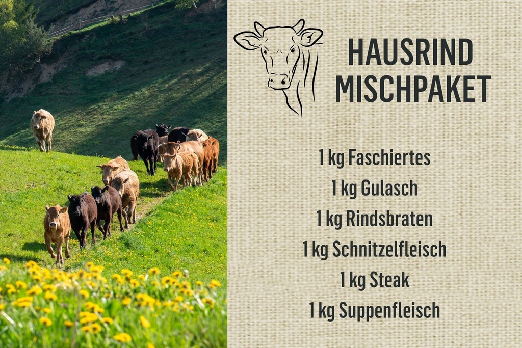Bio Hausrind Mischpaket 6kg
