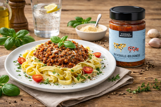 [20418] Ratatouille Bolognese vom Weiderind und Weideschwein 320g